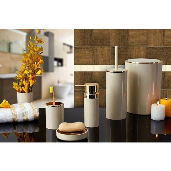 Primanova Lenox Banyo Seti Bej-Altın