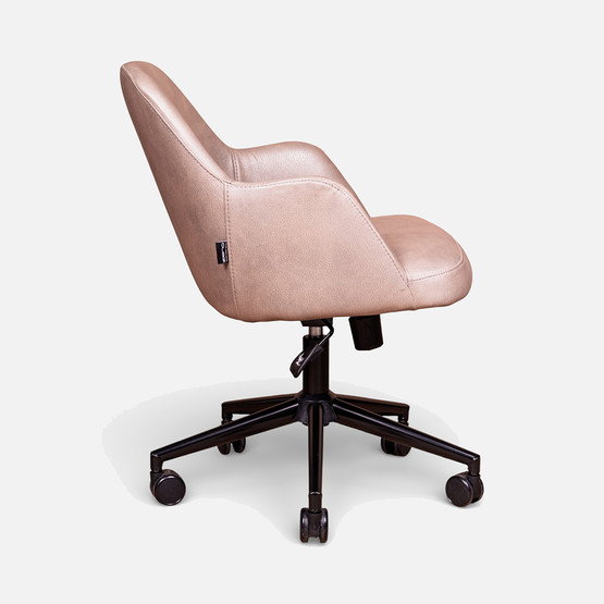  X-Rain Casena Orion Metal Ayaklı Suni Deri Çalışma Koltuğu Bej
