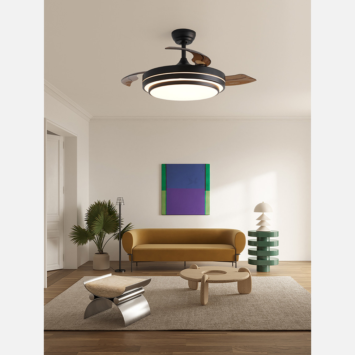    Dlc Vespero Led Kumandalı 106 cm Tavan Vantilatörü 