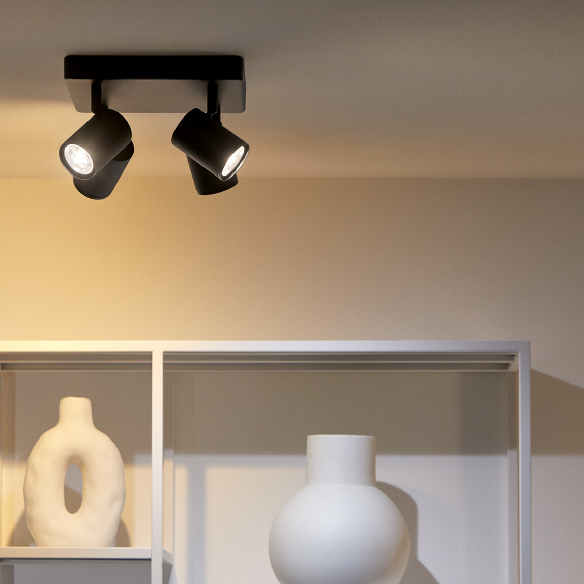    Wiz 5 W Siyah 4'lü Sıva Üstü Spot 