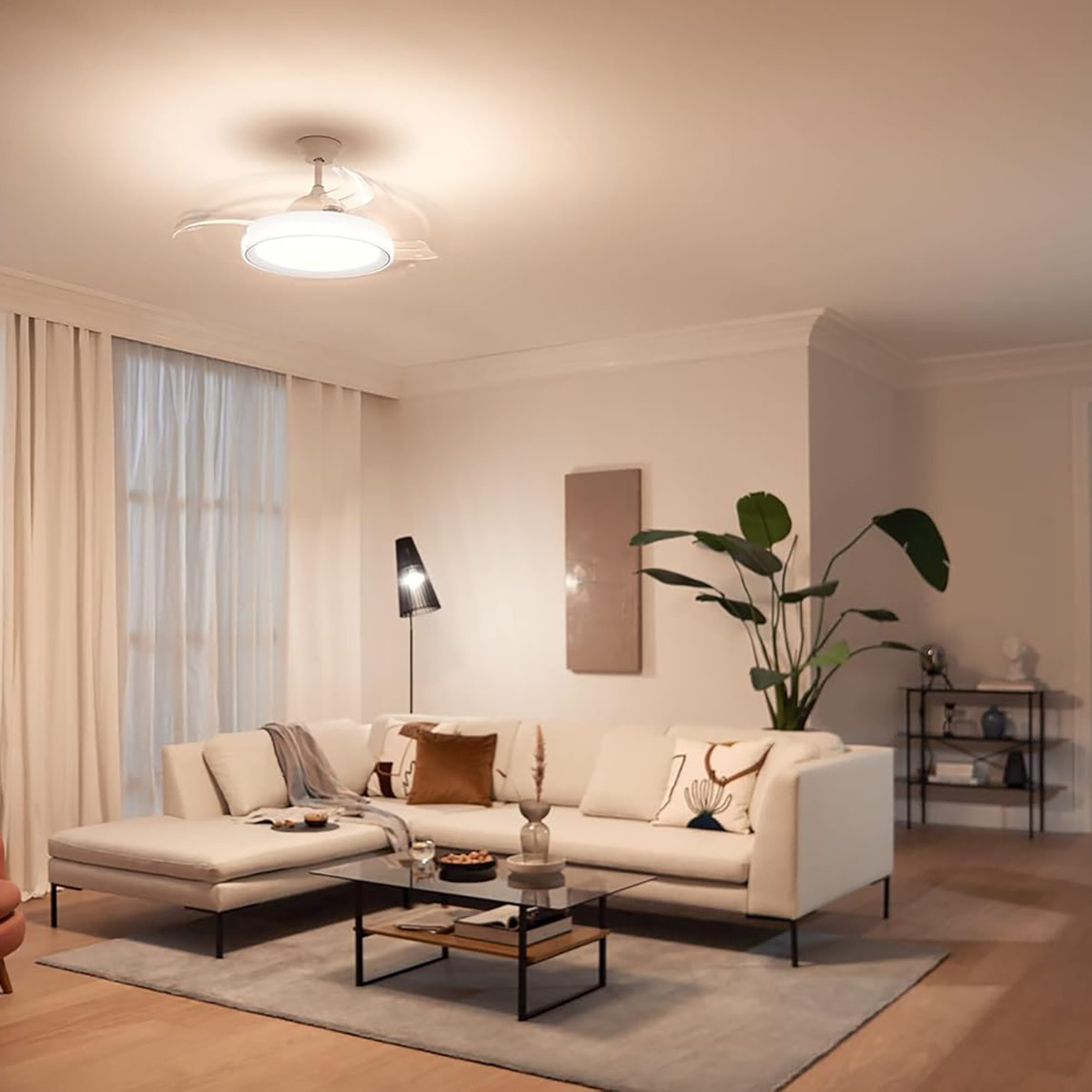    Philips Bliss Fanlı 35+28W Tavan Vantilatörü 