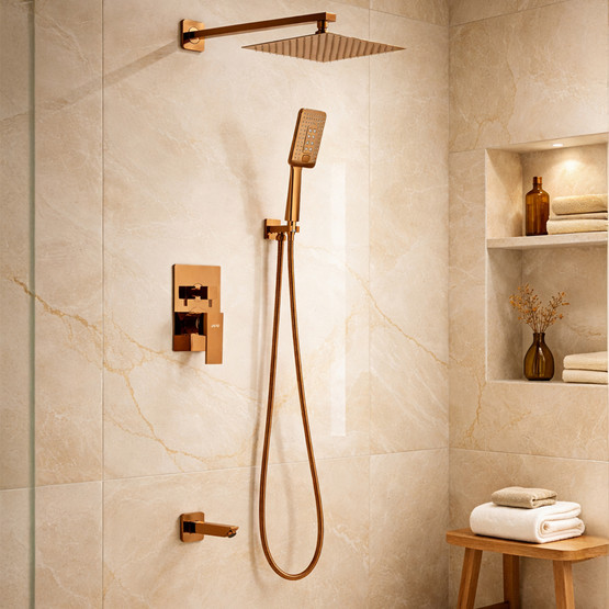 Penta Ankastre Banyo Duş Sistemi Rose