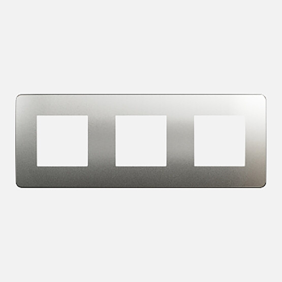 Schneider NU280656M 3'Li Çerçeve Alüminyum Siyah