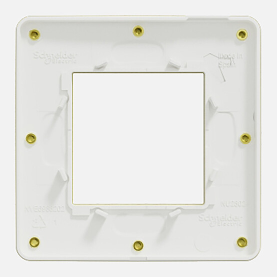 Schneider NU280259M Tekli Çerçeve Altın Beyaz