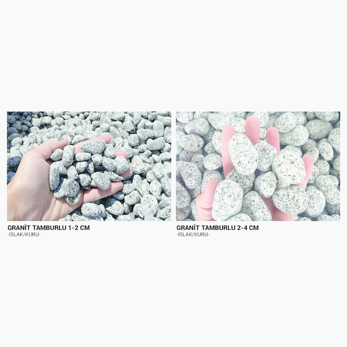    Güzelbahçe 10 Kg Doğal Taş Granit Tamburlu 2-4 cm 