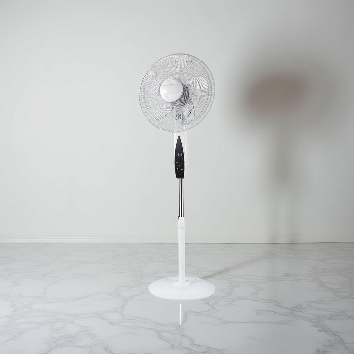    Dlc FS-K40BR Ayaklı Zaman Ayarlı Uzaktan Kumandalı Vantilatör 50 Watt Beyaz 