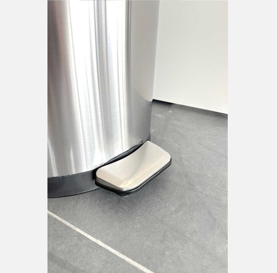 Primanova Bombe Kapaklı Çelik Çöp Kovası 30L