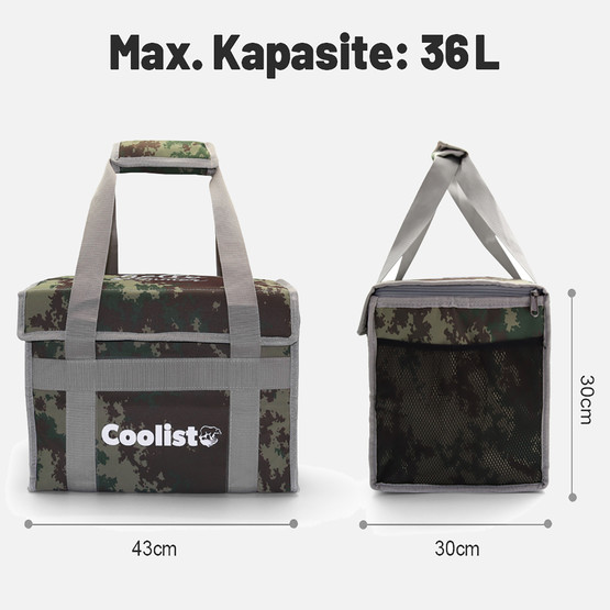 Coolist CL36C Bez Buzluk Termal Çanta Kamuflaj