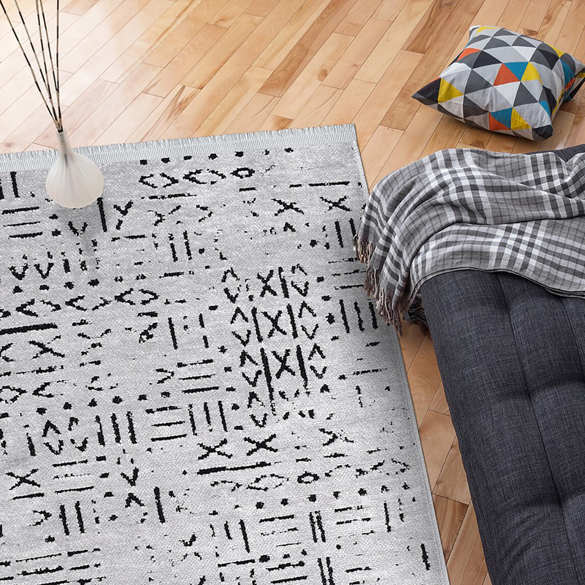    Crea Vanilya Kilim 8015 Gri 80x150 cm 