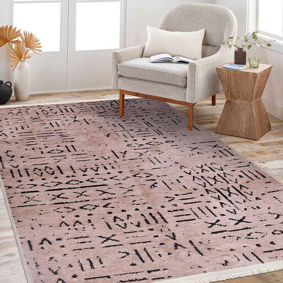 Crea Vanilya Kilim 8011 Açık Kahve 80x300 cm