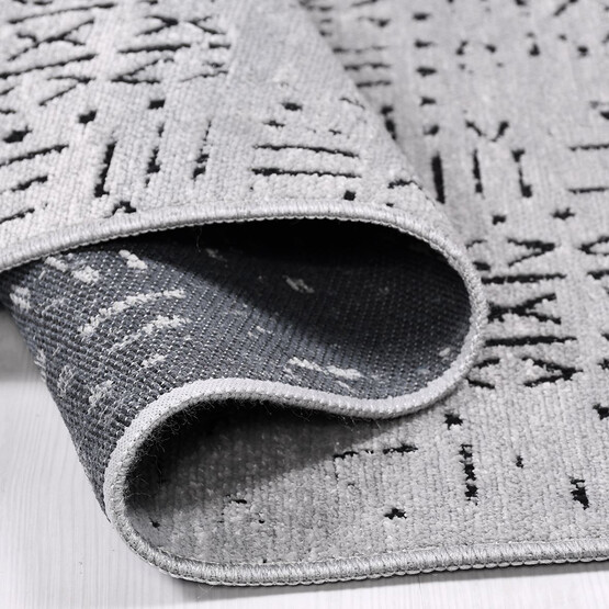 Crea Vanilya Kilim 8015 Gri 80x300 cm