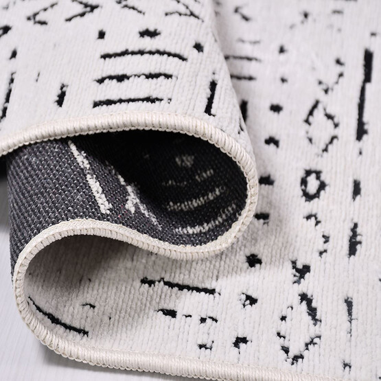 Crea Vanilya Kilim 8018 Beyaz 120x180 cm