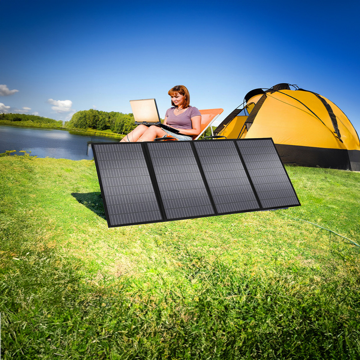    Taşınabilir 100W Güneş Paneli 