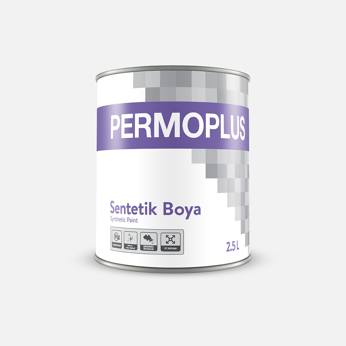    Permoplus 2,5 L Sentetik Boya Beyaz 