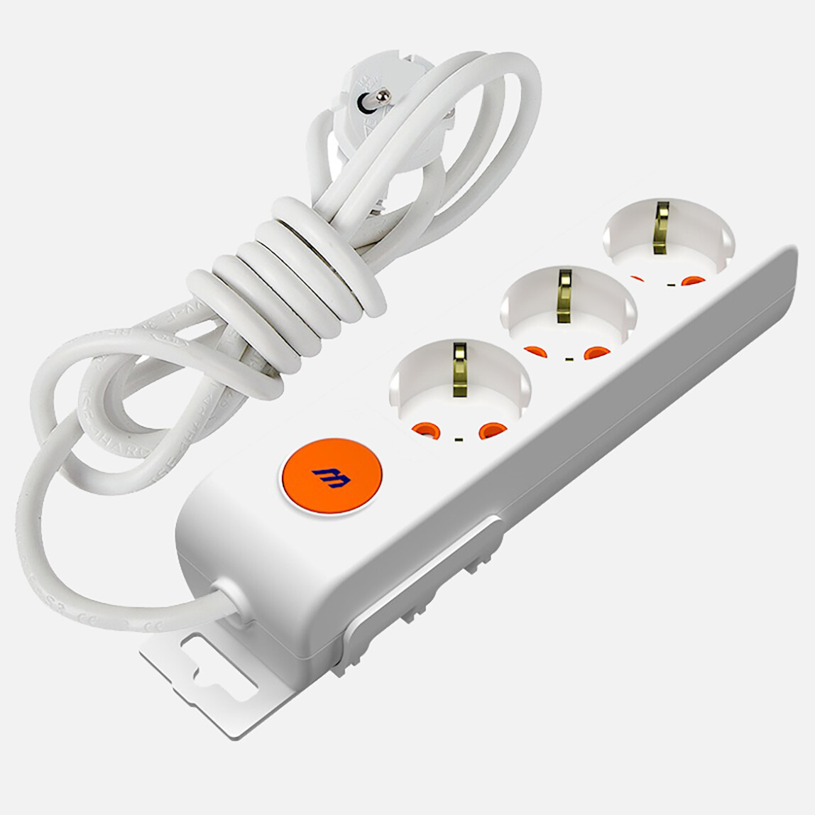    3'lü Anahatar Topraklı Grup Priz 5 Metre 