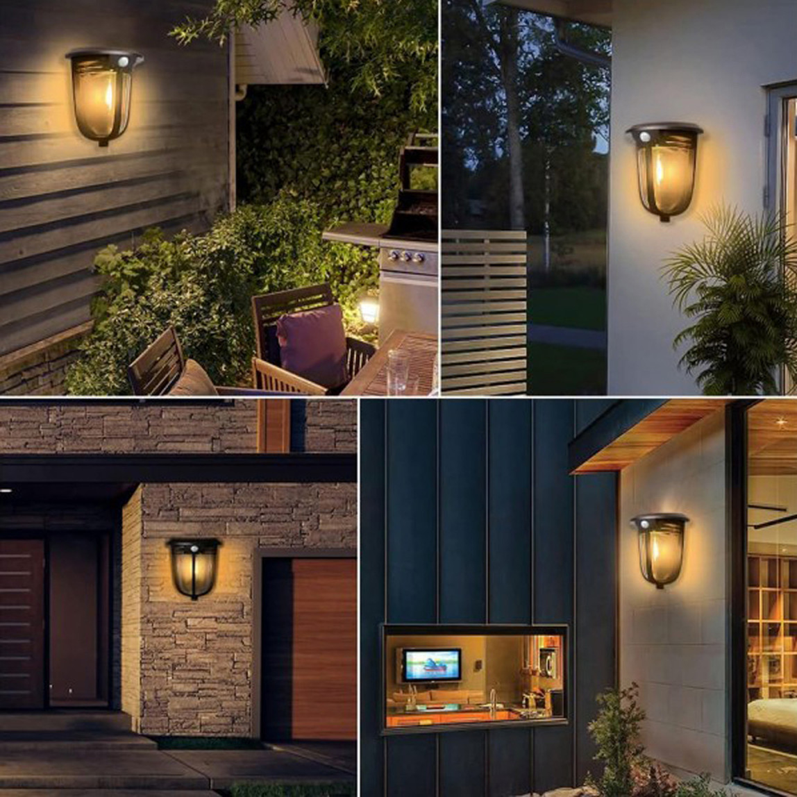    Greentech Güneş Enerjili Hareket Sensörlü Led Aplik 