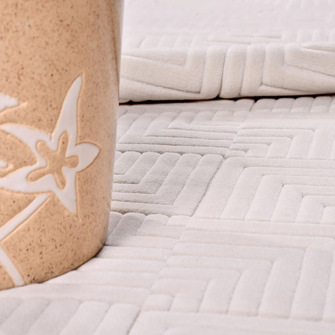    Crea Hawaii HP02 Halı Beyaz 80x300 cm 