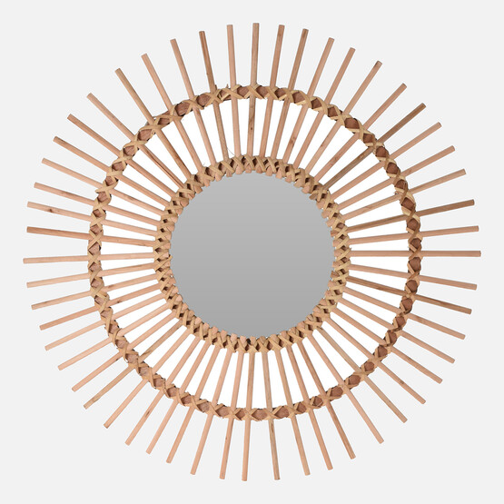 Wood Ayna Naturel 78 cm