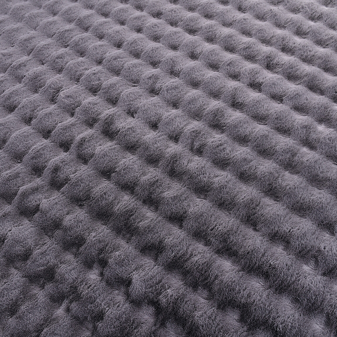    Crea Antrasit Mantar Post Ebatlı Halı 80x250 cm 