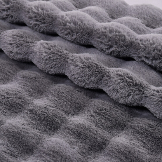 Crea Antrasit Mantar Post Ebatlı Halı 80x250 cm