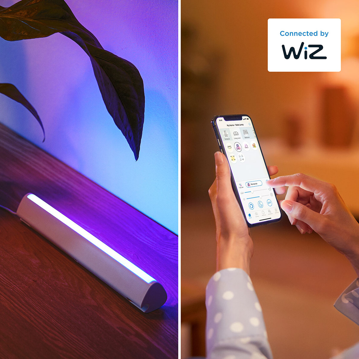    WiZ Light Bar 2'li Masa Lambası 