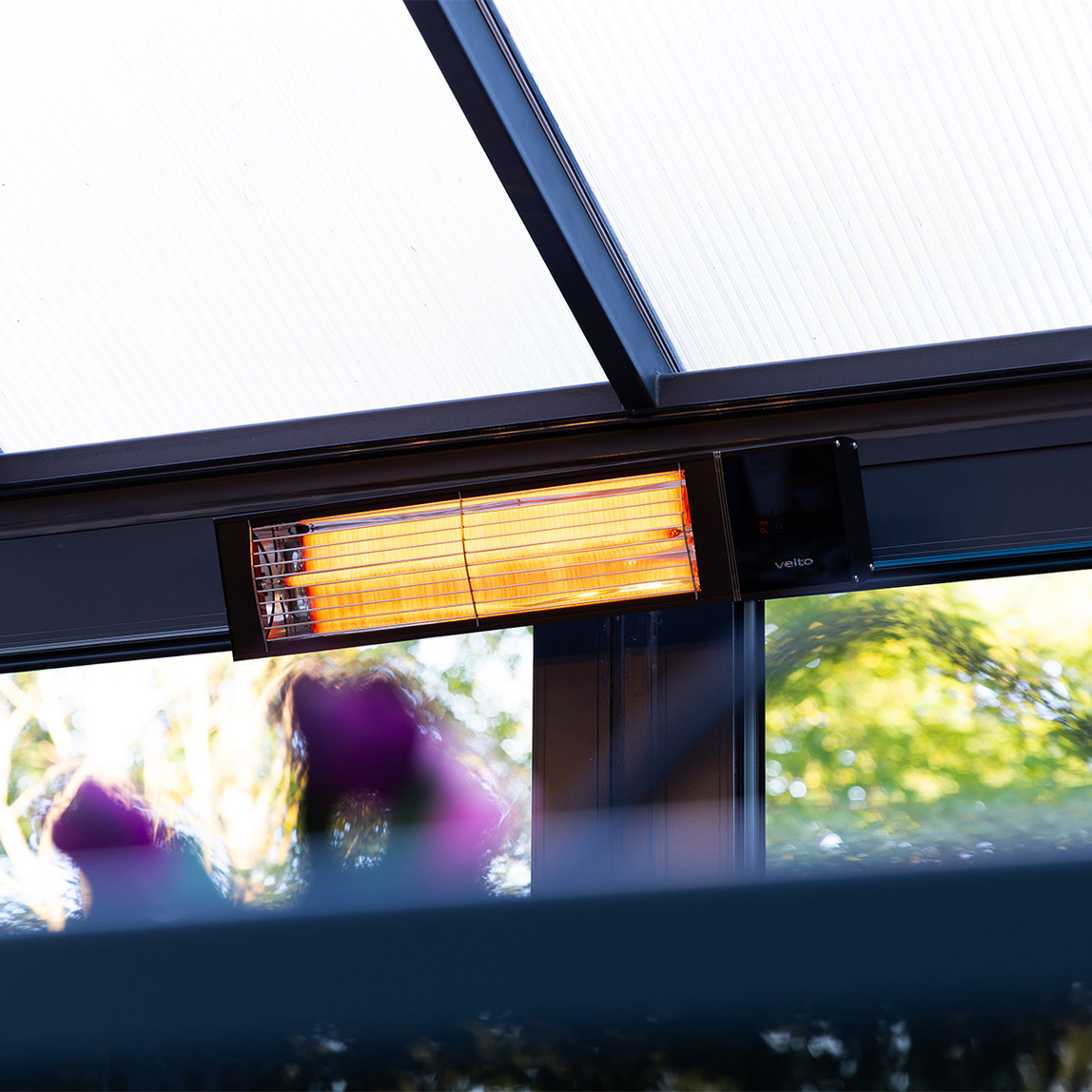    Veito Nevada R2425 2500W Karbon Infrared Isıtıcı 