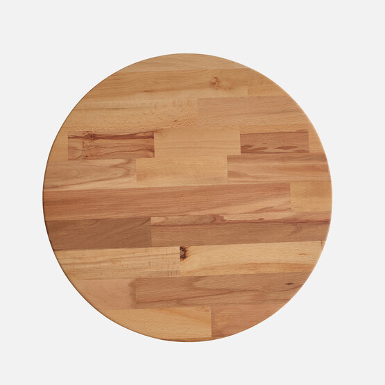 Bistro NRD-700025K Ahşap Masa Tablası Yuvarlak
