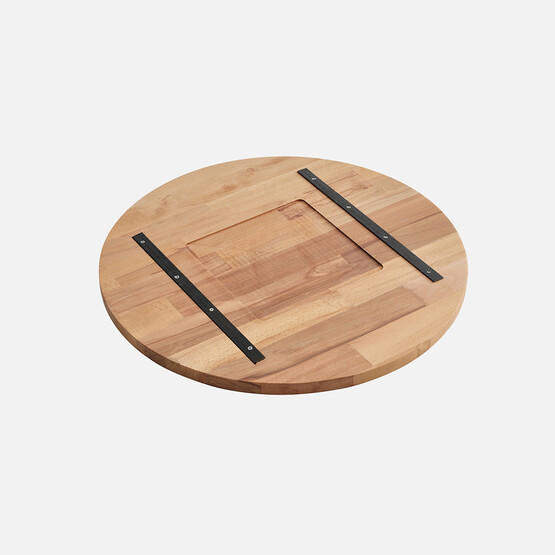 Bistro NRD-700025K Ahşap Masa Tablası Yuvarlak