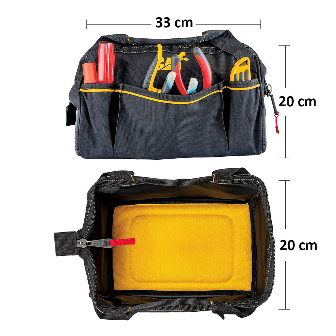    Cat DA980205 13'' Ağır Hizmet Bez Alet Takım Çantası 