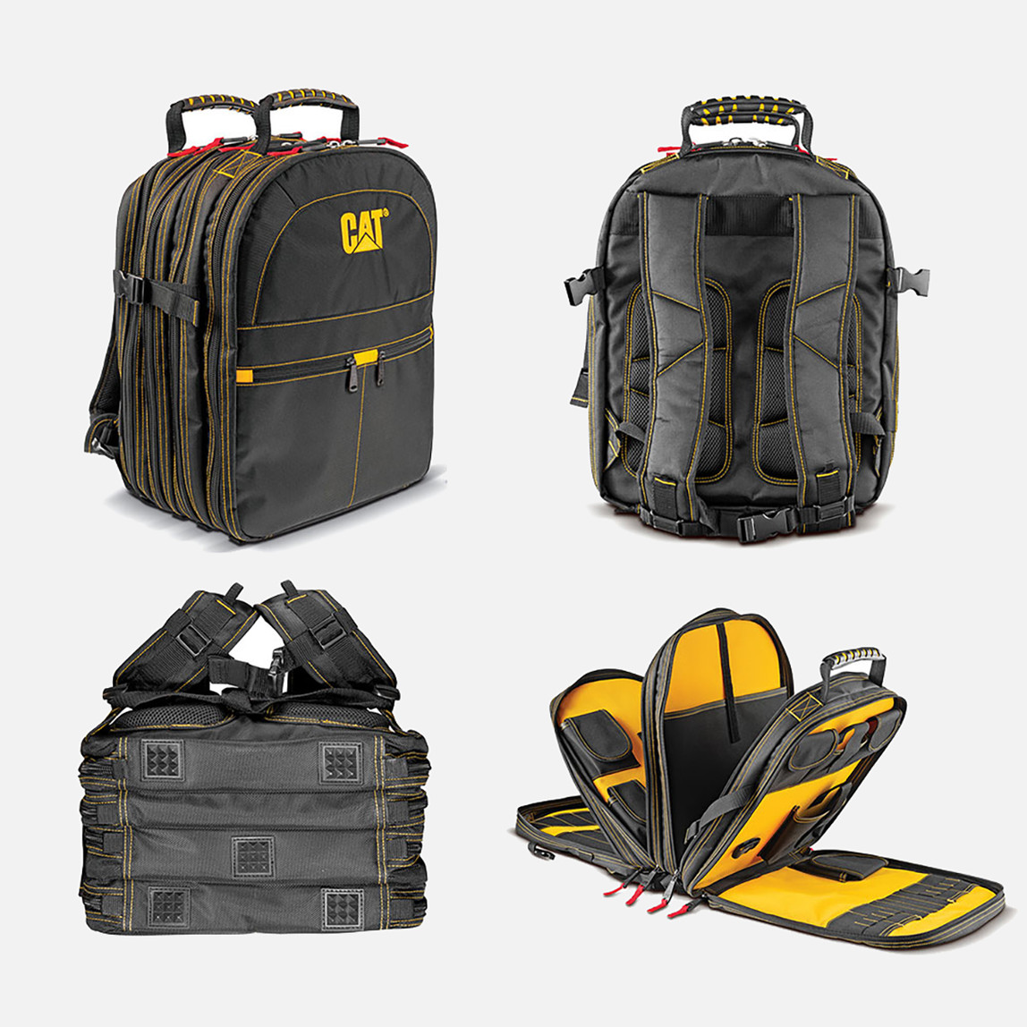    Cat DA980209 17'' 5 Bölmeli Ağır Hizmet Bez Alet Sırt Takım Çantası 