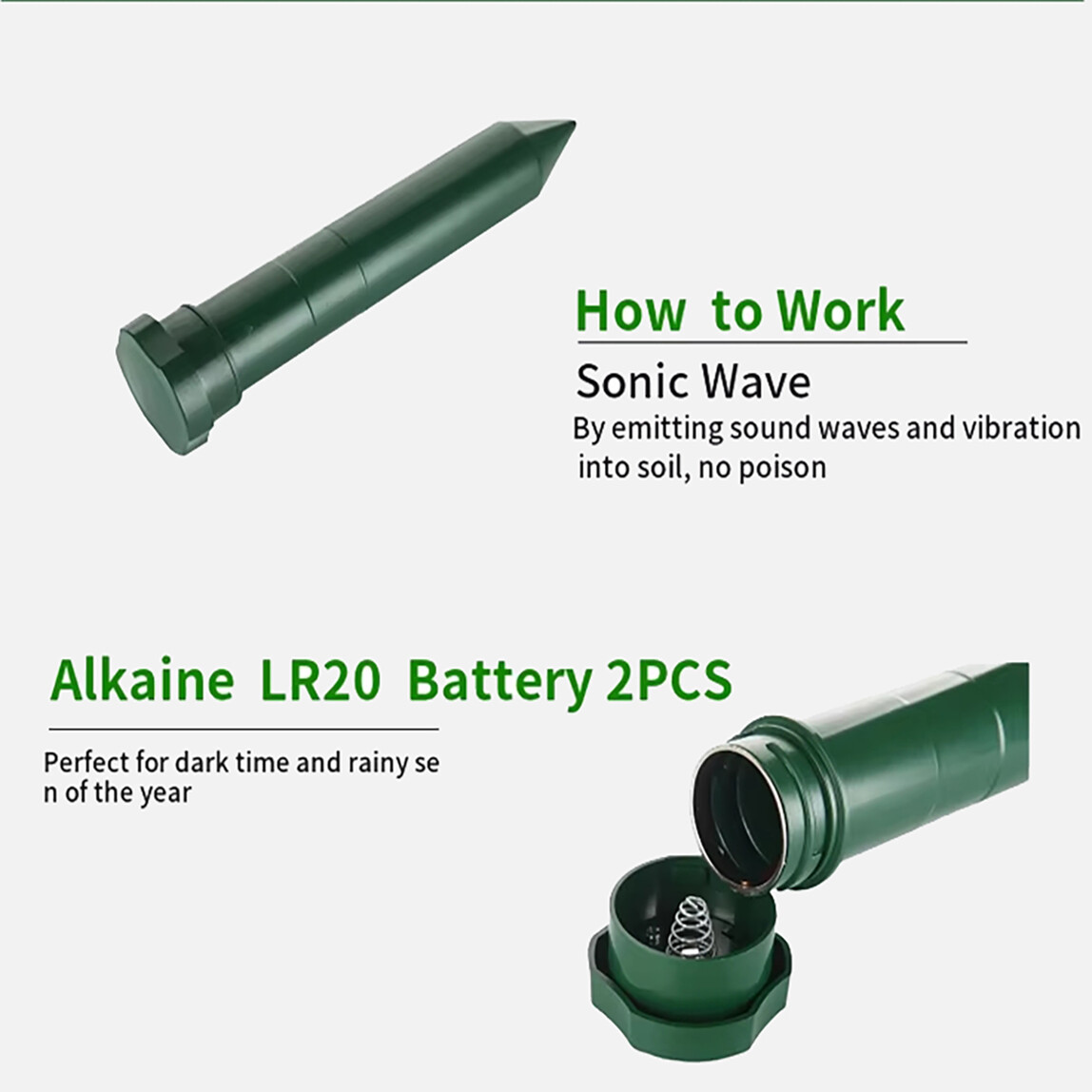    Köstebekve Fare Kovar Pilli 