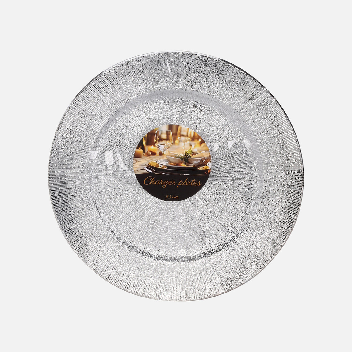    Dekoratif 4'lü Supla Seti Gümüş 33 cm 