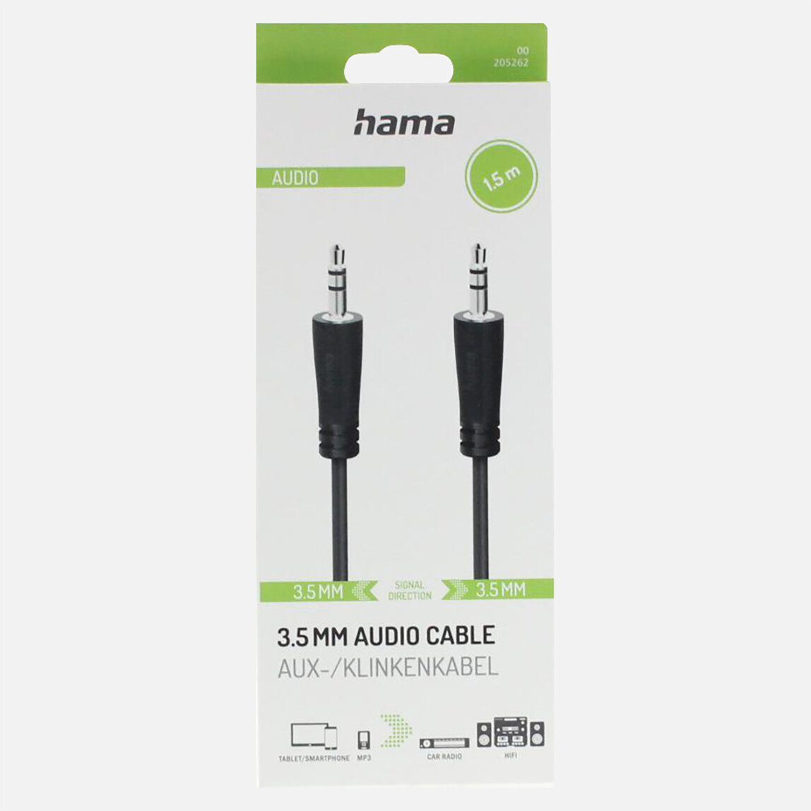    Hama 3.5 mm Stereo 1.5 m 