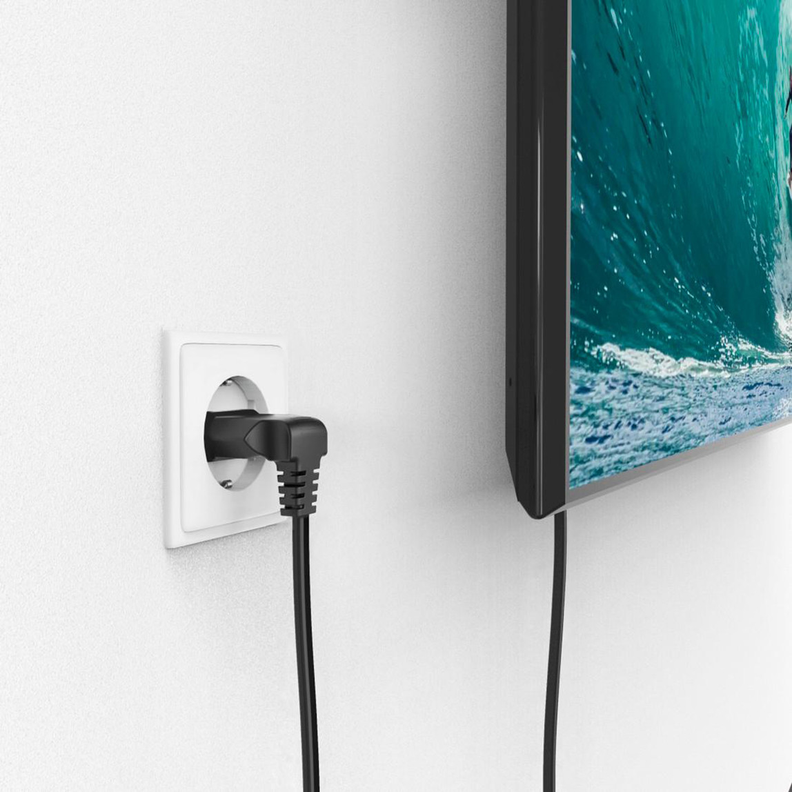    Hama Güç AC Konnektör C7 1.5 m Açılı 