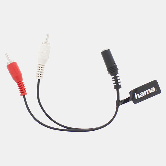 Hama 3.5 mm Soket 2 RCA Fiş Stereo 0.1 m