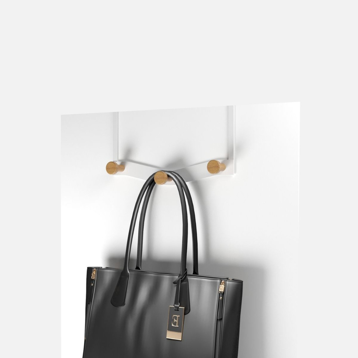    tekno-tel MG078 Kapı Arkası 3'lü Askılık Beyaz 