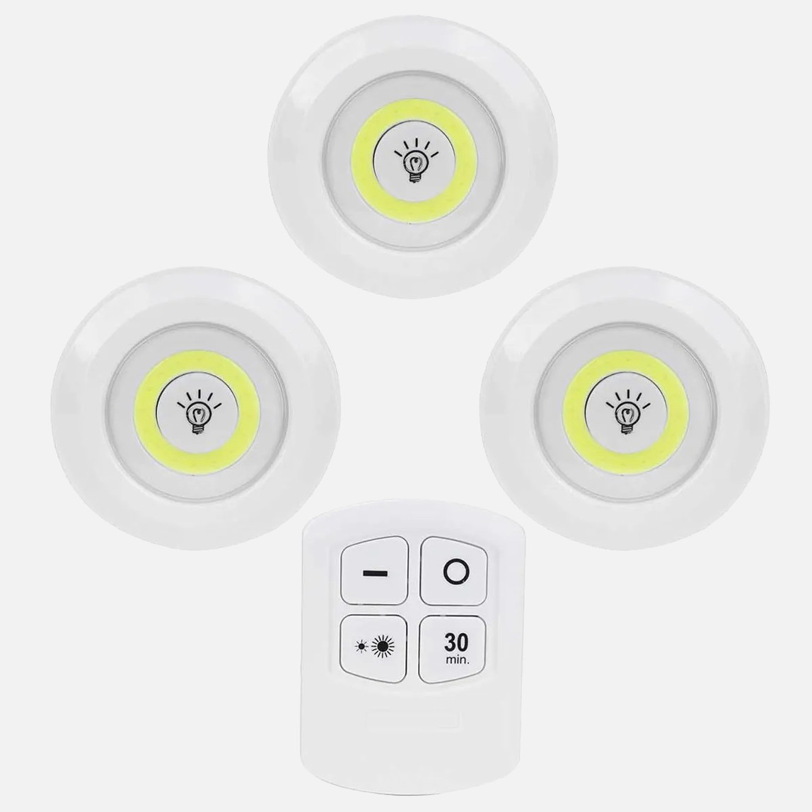    Kumandalı Üçlü Spot Pilli  