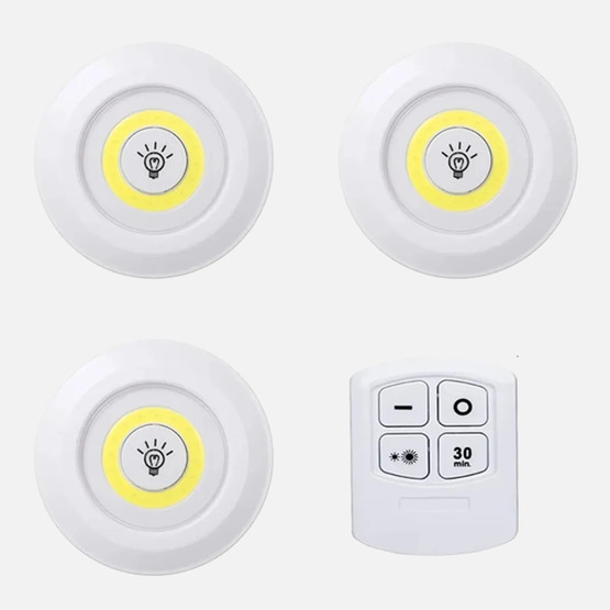 Kumandalı Üçlü Spot Pilli 