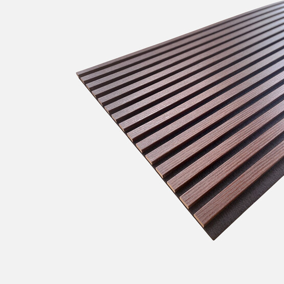 MDF Akustik Duvar Paneli 20x600x2800mm Koyu Ceviz 
