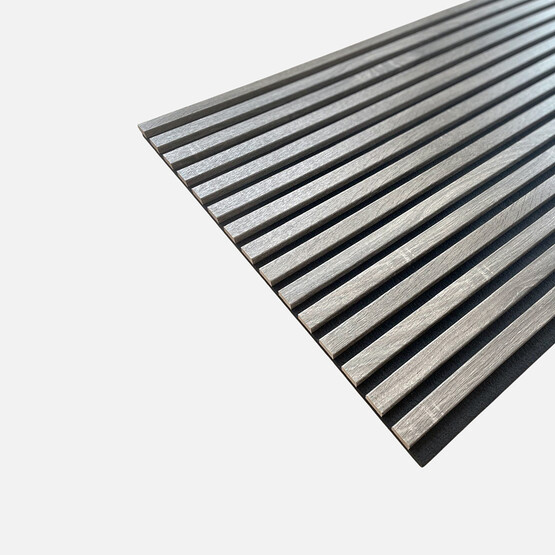 MDF Akustik Duvar Paneli Kare 20x600x600mm Grey Oak 
