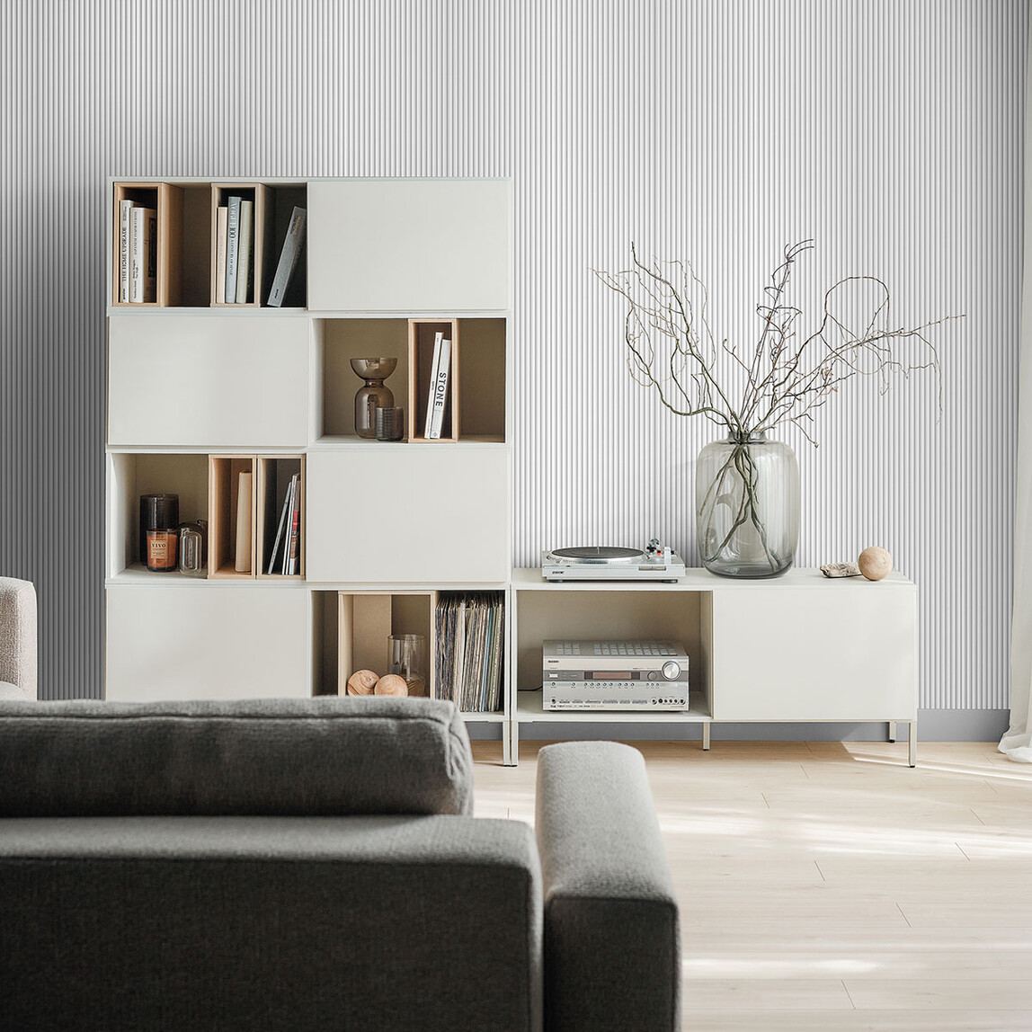    VOX Linerio PVC İç Mekan Tavan ve Duvar Paneli Oval Beyaz 