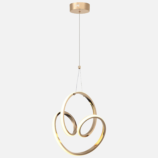 Lucea Pedona Ledli Altın Avize