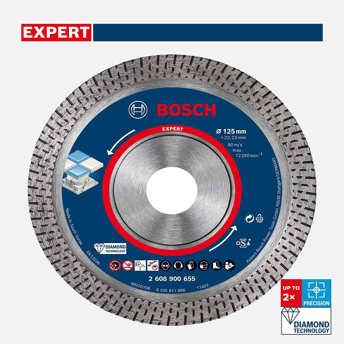    Bosch Elmas Kesme Disk 125x22,23 mm 