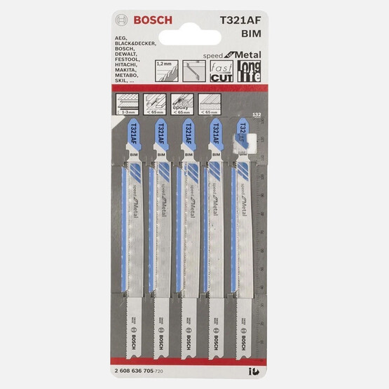 Bosch Dekupaj Bıçağı T321AF 5'