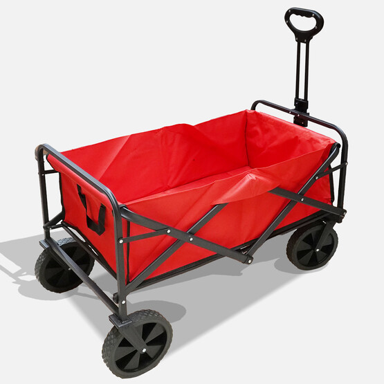 Beach Waggon Katlanır Taşıma Arabası Kırmızı