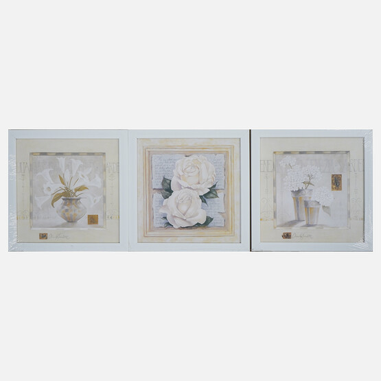 Mina Art Çerçeveli Tablo 3'lü 28x28 cm