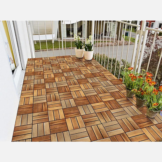 Akasya Ahşap Yer Döşemesi 5 Adet 30*30*2 cm