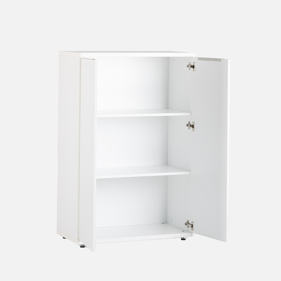 Sonorous 2 Kapaklı Çok Amaçlı Dolap Beyaz