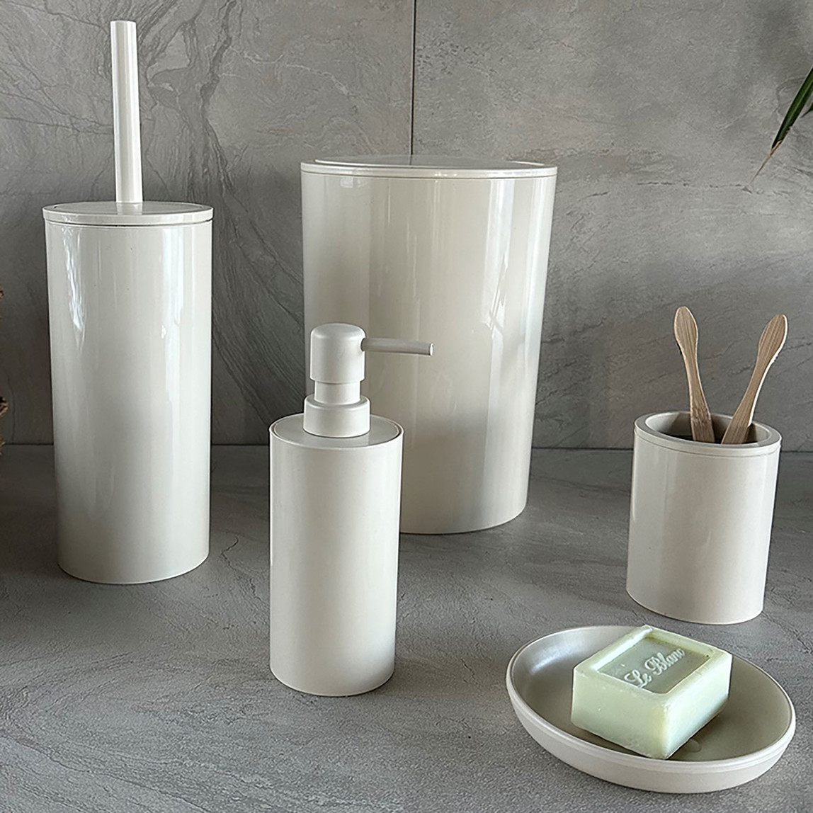    Primanova Flores 5'li Banyo Seti Bej 