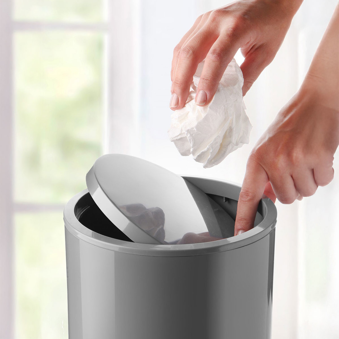    Primanova Flores 2'li Banyo Seti Gri 